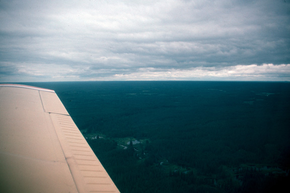 Flying over Thompson