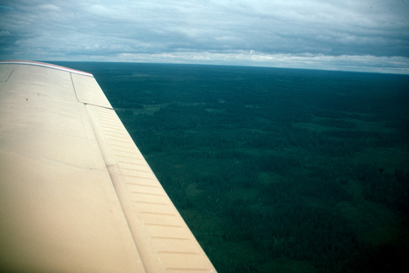 Flying over Thompson