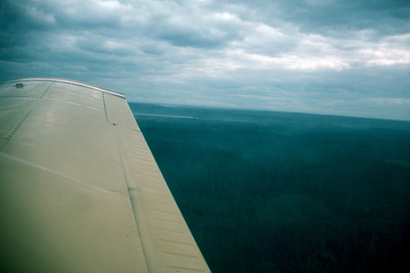 Flying over Thompson