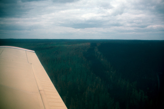 Flying over Thompson