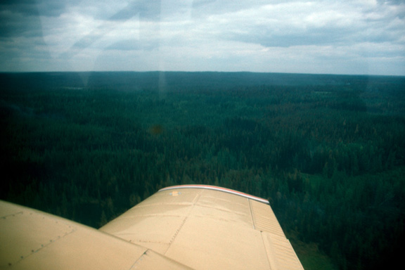 Flying over Thompson