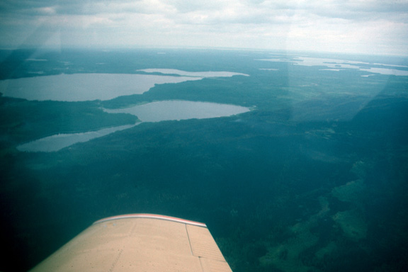 Flying over Thompson